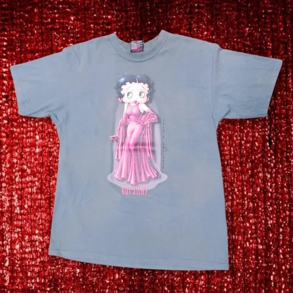 Betty Boop Shirts Vintage 9s Betty Boop Got Silk Mexico